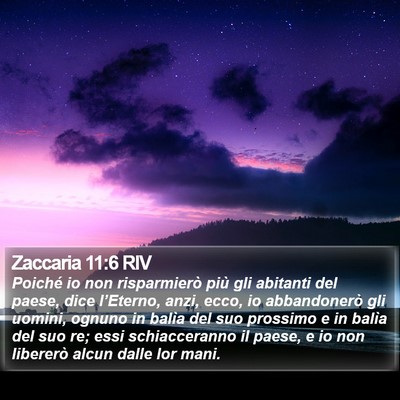 Zaccaria 11:6 RIV Bible Verse Image