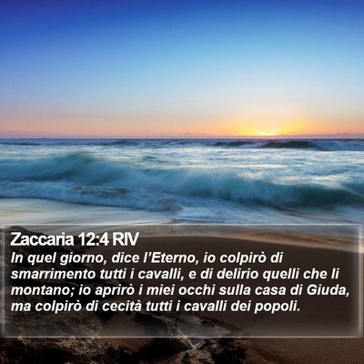 Zaccaria 12:4 RIV Bible Verse Image