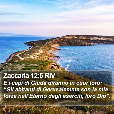 Zaccaria 12:5 RIV Bible Verse Image
