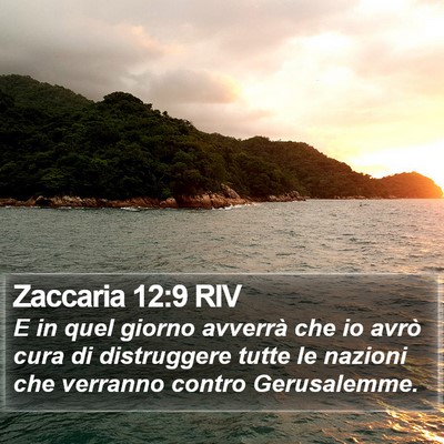 Zaccaria 12:9 RIV Bible Verse Image