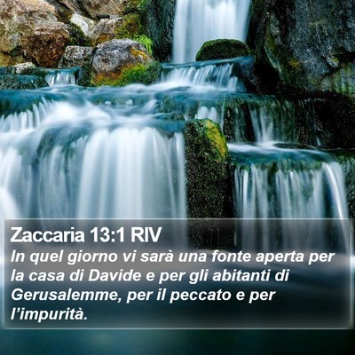 Zaccaria 13:1 RIV Bible Verse Image