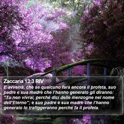 Zaccaria 13:3 RIV Bible Verse Image