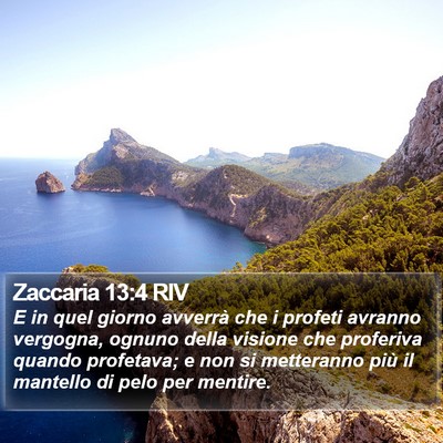Zaccaria 13:4 RIV Bible Verse Image