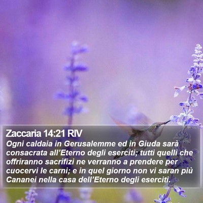 Zaccaria 14:21 RIV Bible Verse Image