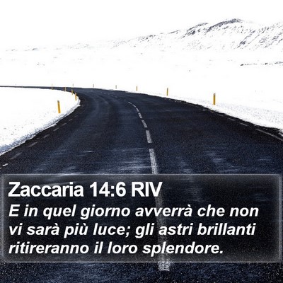 Zaccaria 14:6 RIV Bible Verse Image