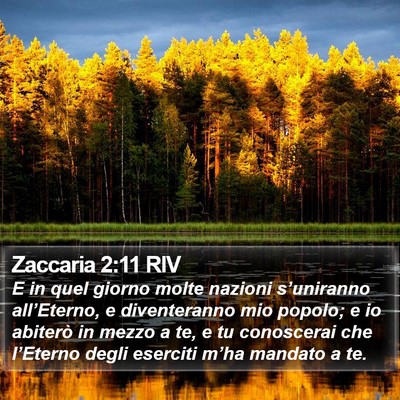 Zaccaria 2:11 RIV Bible Verse Image