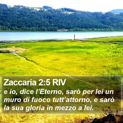 Zaccaria 2:5 RIV Bible Verse Image