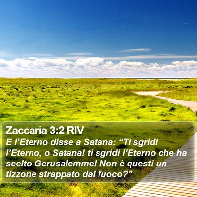 Zaccaria 3:2 RIV Bible Verse Image
