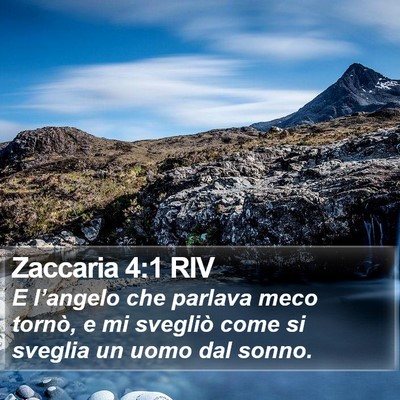 Zaccaria 4:1 RIV Bible Verse Image