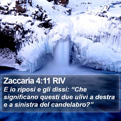 Zaccaria 4:11 RIV Bible Verse Image
