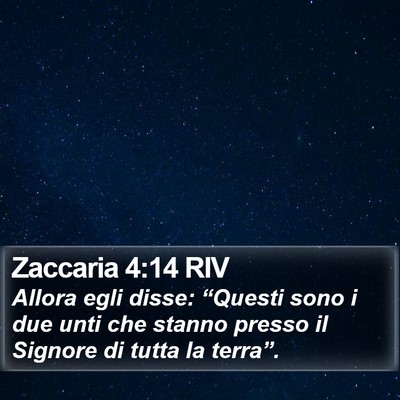 Zaccaria 4:14 RIV Bible Verse Image