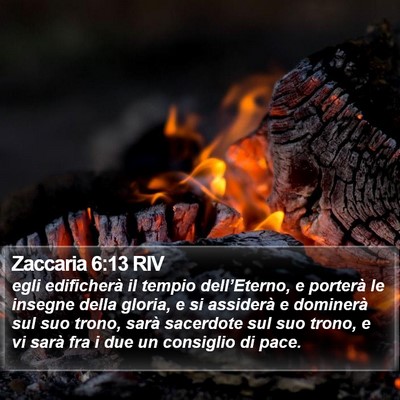 Zaccaria 6:13 RIV Bible Verse Image