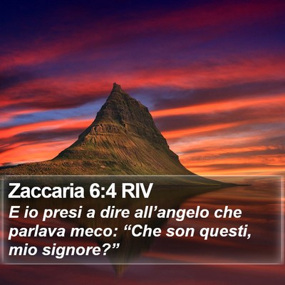 Zaccaria 6:4 RIV Bible Verse Image