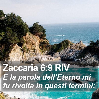 Zaccaria 6:9 RIV Bible Verse Image