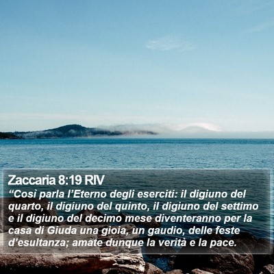 Zaccaria 8:19 RIV Bible Verse Image