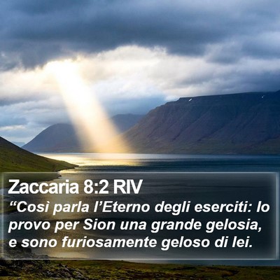 Zaccaria 8:2 RIV Bible Verse Image