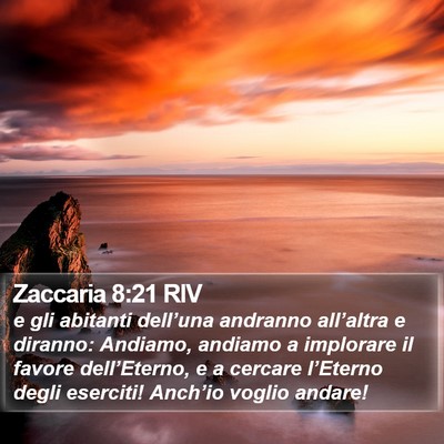 Zaccaria 8:21 RIV Bible Verse Image