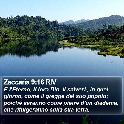 Zaccaria 9:16 RIV Bible Verse Image