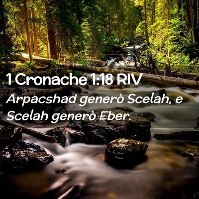 Picture 02 - 1 Cronache 1:18 RIV - Arpacshad generò Scelah, e Scelah generò - Bible Verse Picture