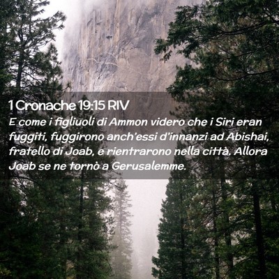 Picture 02 - 1 Cronache 19:15 RIV - E come i figliuoli di Ammon videro che i Siri - Bible Verse Picture