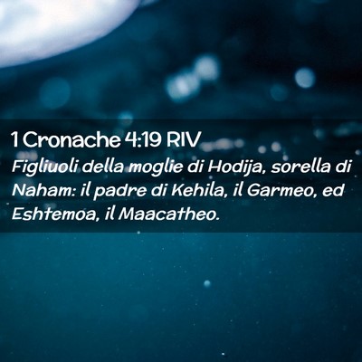 Picture 02 - 1 Cronache 4:19 RIV - Figliuoli della moglie di Hodija, sorella di - Bible Verse Picture