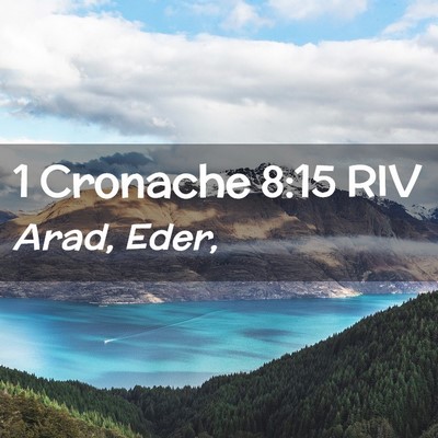 Picture 02 - 1 Cronache 8:15 RIV - Arad, - Bible Verse Picture