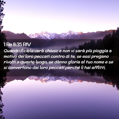 Picture 02 - 1 Re 8:35 RIV - Quando il cielo sarà chiuso e non vi sarà più - Bible Verse Picture