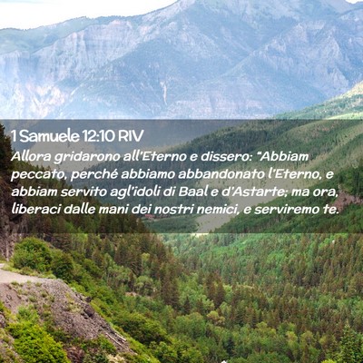 Picture 02 - 1 Samuele 12:10 RIV - Allora gridarono all’Eterno e dissero: - Bible Verse Picture