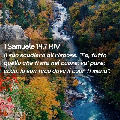 Picture 02 - 1 Samuele 14:7 RIV - Il suo scudiero gli rispose: “Fa, tutto quello - Bible Verse Picture