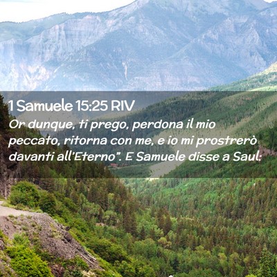Picture 02 - 1 Samuele 15:25 RIV - Or dunque, ti prego, perdona il mio peccato, - Bible Verse Picture