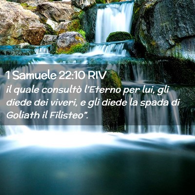 Picture 02 - 1 Samuele 22:10 RIV - il quale consultò l’Eterno per lui, gli diede - Bible Verse Picture