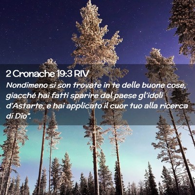 Picture 02 - 2 Cronache 19:3 RIV - Nondimeno si son trovate in te delle buone cose, - Bible Verse Picture