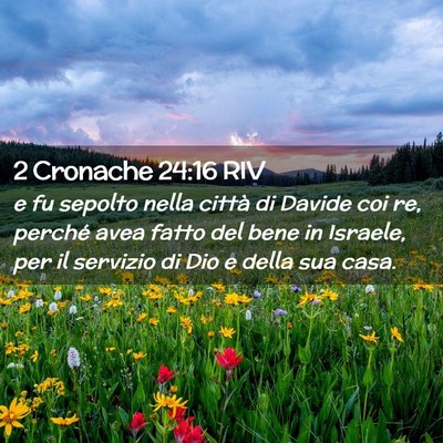 Picture 02 - 2 Cronache 24:16 RIV - e fu sepolto nella città di Davide coi re, - Bible Verse Picture