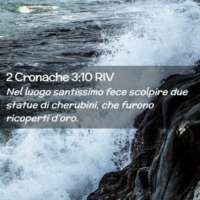 Picture 02 - 2 Cronache 3:10 RIV - Nel luogo santissimo fece scolpire due statue di - Bible Verse Picture