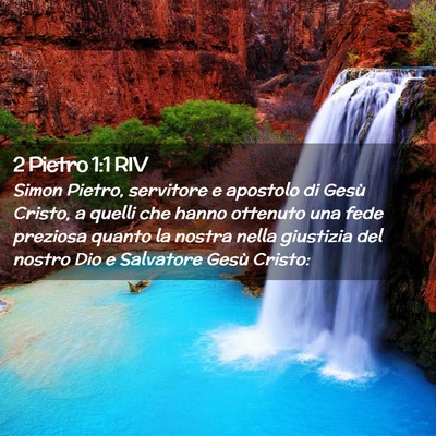 Picture 02 - 2 Pietro 1:1 RIV - Simon Pietro, servitore e apostolo di Gesù - Bible Verse Picture