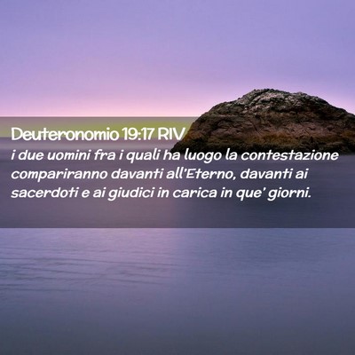 Picture 02 - Deuteronomio 19:17 RIV - i due uomini fra i quali ha luogo la - Bible Verse Picture