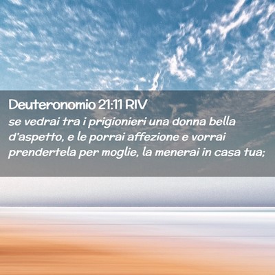 Picture 02 - Deuteronomio 21:11 RIV - se vedrai tra i prigionieri una donna bella - Bible Verse Picture