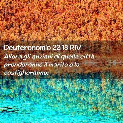 Picture 02 - Deuteronomio 22:18 RIV - Allora gli anziani di quella città prenderanno - Bible Verse Picture