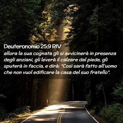 Picture 02 - Deuteronomio 25:9 RIV - allora la sua cognata gli si avvicinerà in - Bible Verse Picture