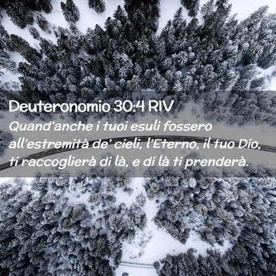 Picture 02 - Deuteronomio 30:4 RIV - Quand’anche i tuoi esuli fossero - Bible Verse Picture