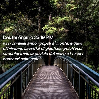 Picture 02 - Deuteronomio 33:19 RIV - Essi chiameranno i popoli al monte, e quivi - Bible Verse Picture