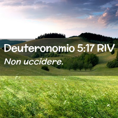 Picture 02 - Deuteronomio 5:17 RIV - Non - Bible Verse Picture