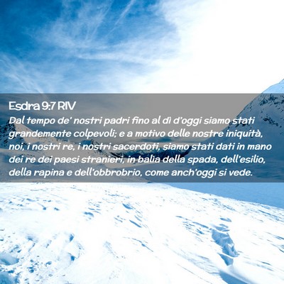 Picture 02 - Esdra 9:7 RIV - Dal tempo de’ nostri padri fino al dì d’oggi - Bible Verse Picture