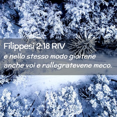 Picture 02 - Filippesi 2:18 RIV - e nello stesso modo gioitene anche voi e - Bible Verse Picture