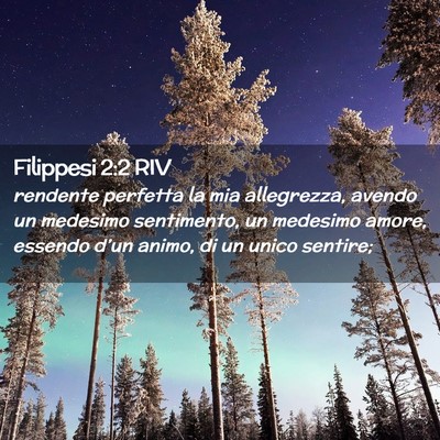 Picture 02 - Filippesi 2:2 RIV - rendente perfetta la mia allegrezza, avendo un - Bible Verse Picture