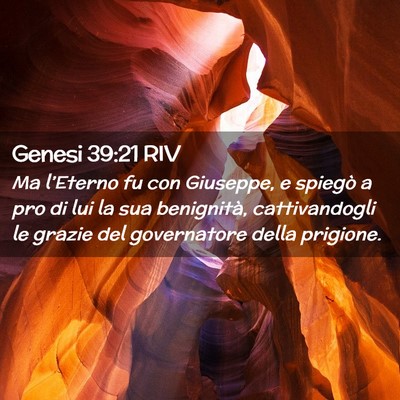Picture 02 - Genesi 39:21 RIV - Ma l’Eterno fu con Giuseppe, e spiegò a pro di - Bible Verse Picture