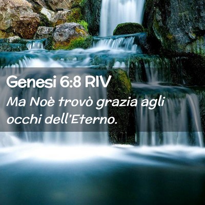 Picture 02 - Genesi 6:8 RIV - Ma Noè trovò grazia agli occhi - Bible Verse Picture