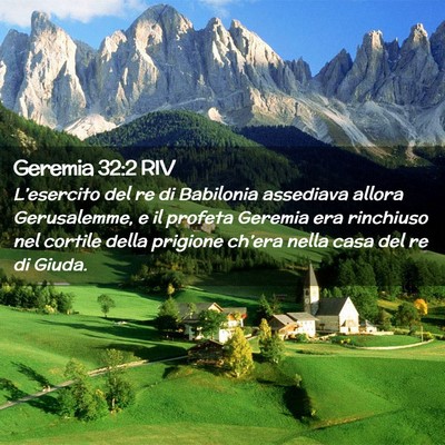 Picture 02 - Geremia 32:2 RIV - L’esercito del re di Babilonia assediava allora - Bible Verse Picture