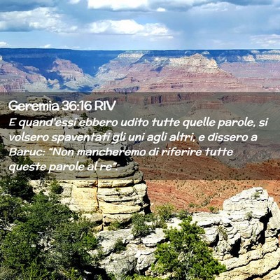 Picture 02 - Geremia 36:16 RIV - E quand’essi ebbero udito tutte quelle parole, - Bible Verse Picture
