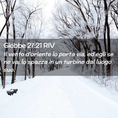 Picture 02 - Giobbe 27:21 RIV - Il vento d’oriente lo porta via, ed egli se ne - Bible Verse Picture